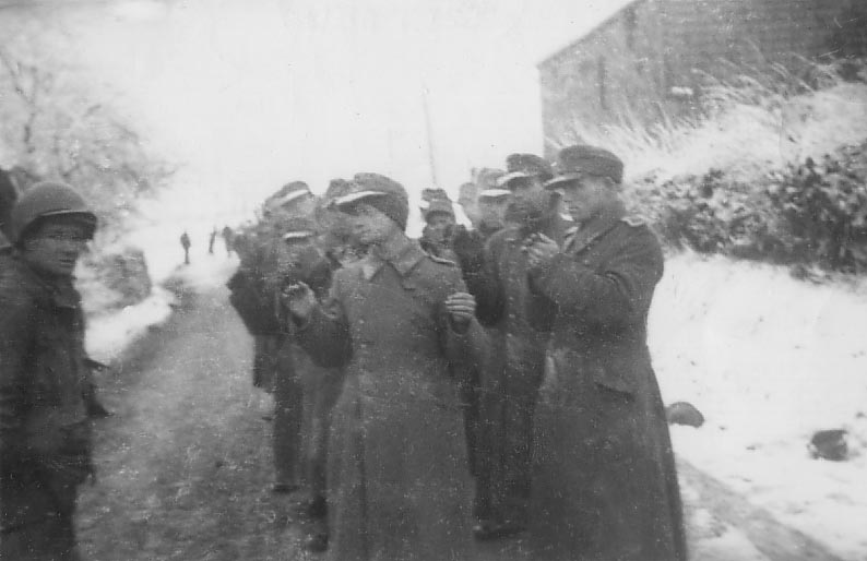 German prisoners surrender